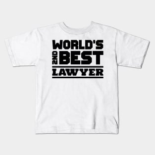 2nd best lawyer Kids T-Shirt